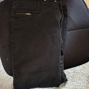 Chico's Platimum Classic Black Straight Leg Jeans